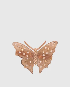 Alexander Beige pin with crystals
