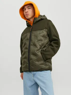 Chaqueta híbrida | Verde oscuro | Jack & Jones®