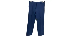 Céline Pantalón CELINE T.fr 40 poliéster Azul marino 